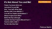 Patricia Martin - It's Not About You and Me!