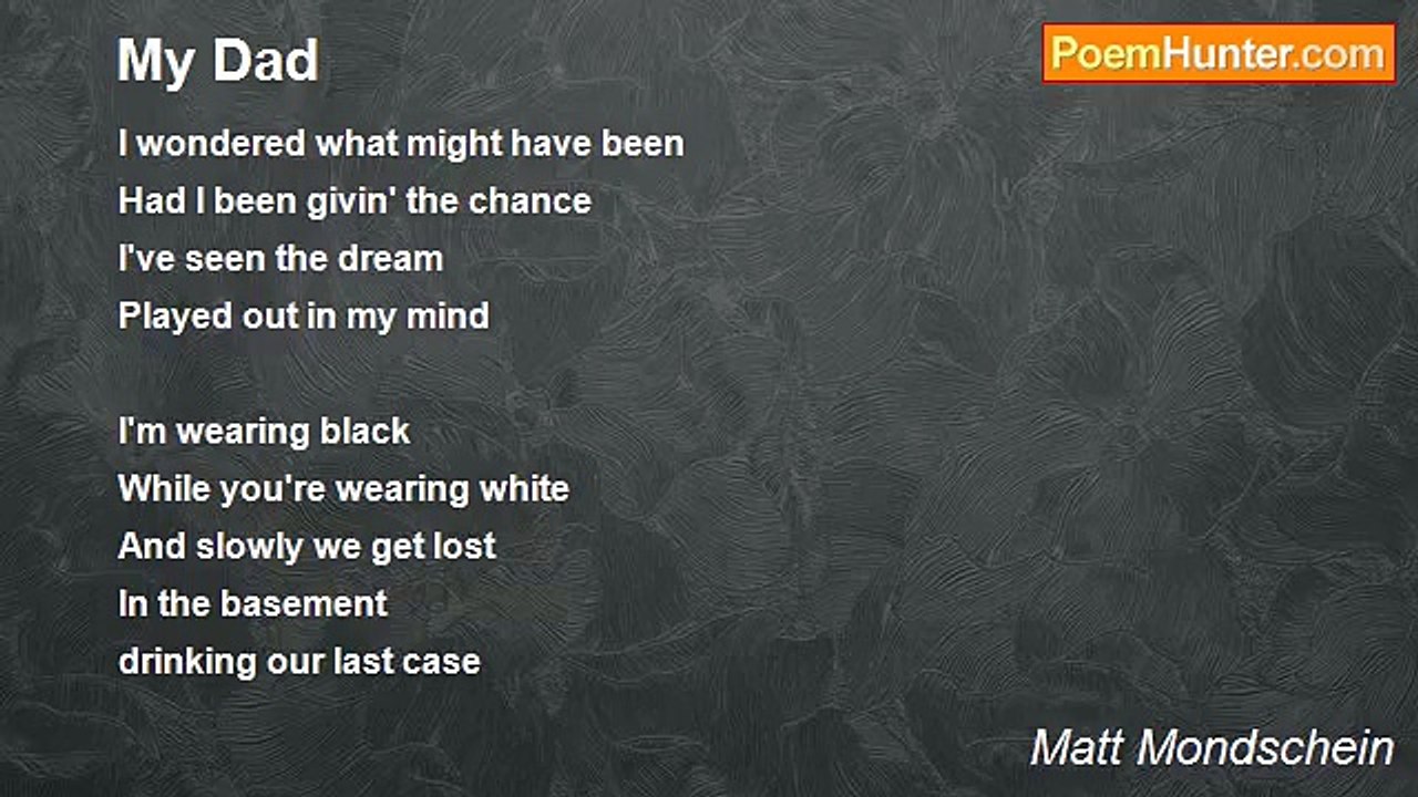 Matt Mondschein - My Dad