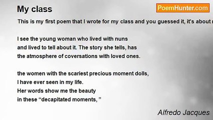 Alfredo Jacques - My class