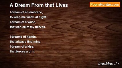 IronMan J.r. - A Dream From that Lives