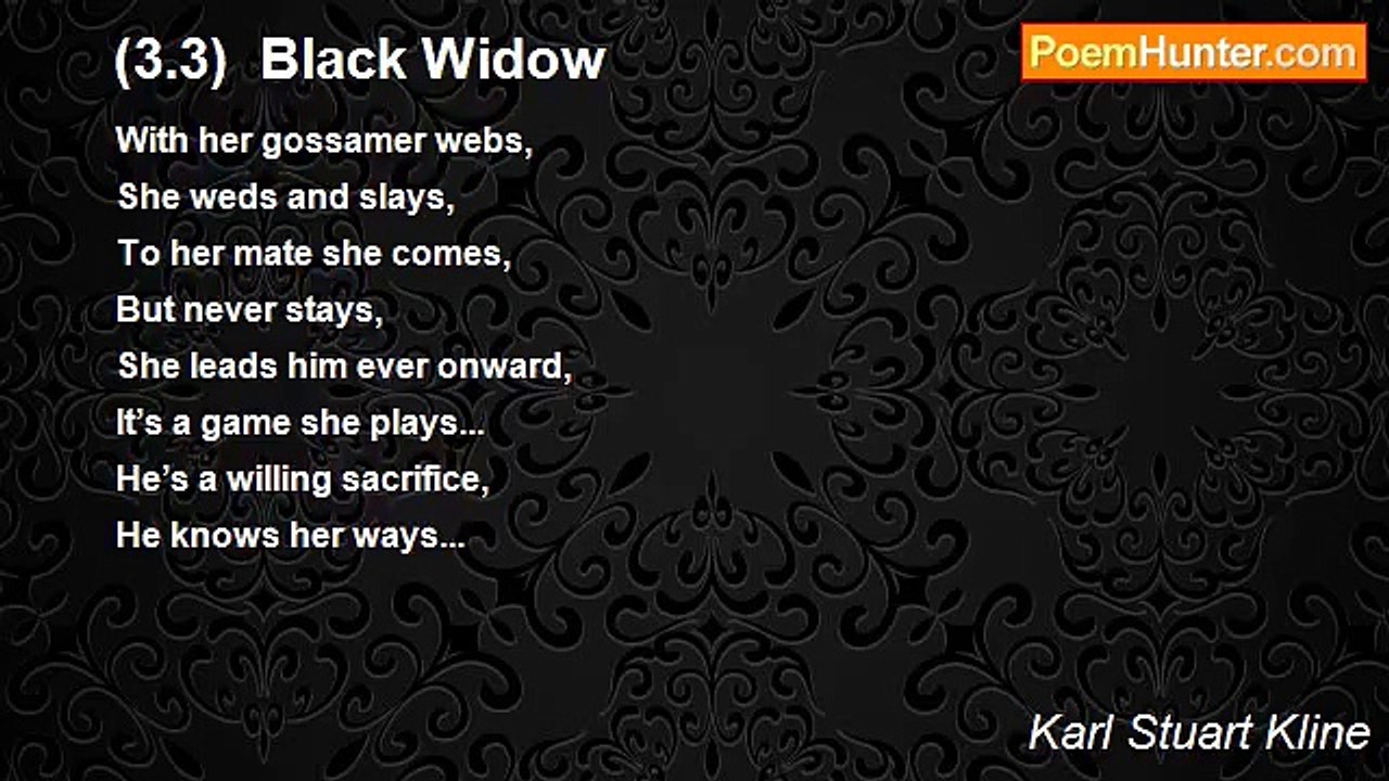 Karl Stuart Kline - (3.3)  Black Widow