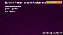 john tiong chunghoo - Racism Poem - Where Racism matters