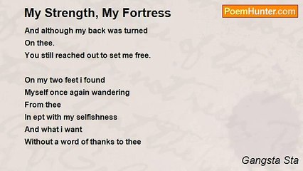 Gangsta Sta - My Strength, My Fortress