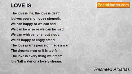 Rasheed Alqahas - LOVE IS