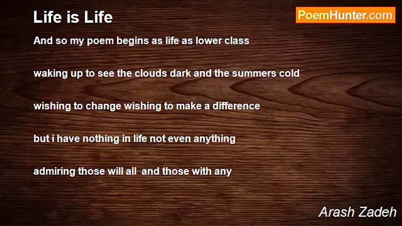 Arash Zadeh - Life is Life
