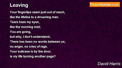 David Harris - Leaving