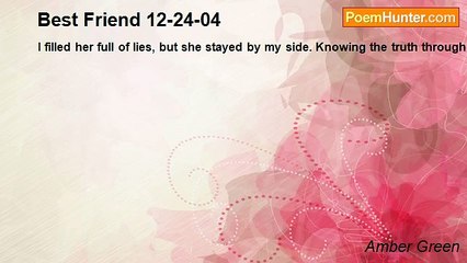 Amber Green - Best Friend 12-24-04