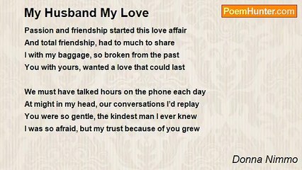 Donna Nimmo - My Husband My Love