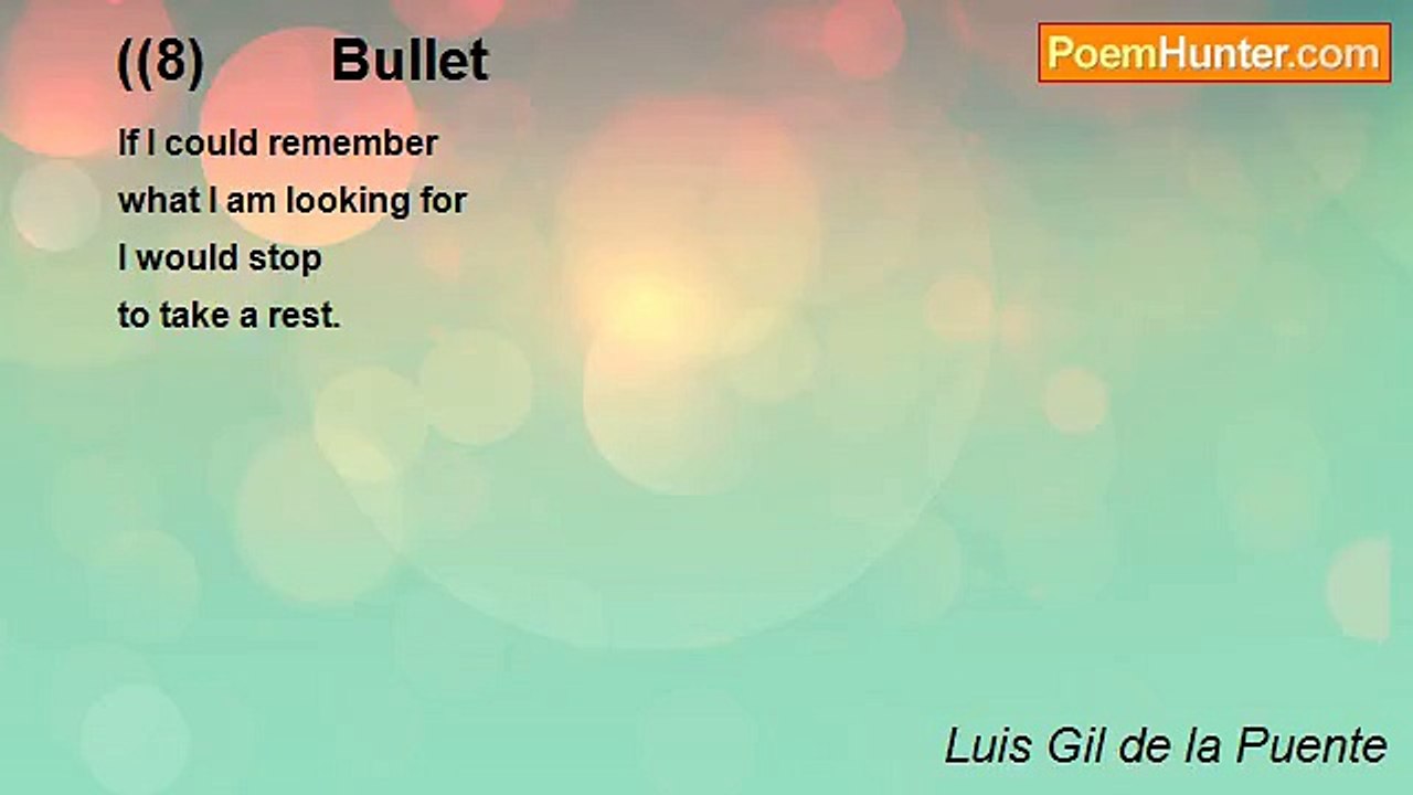 Luis Gil de la Puente - ((8)        Bullet