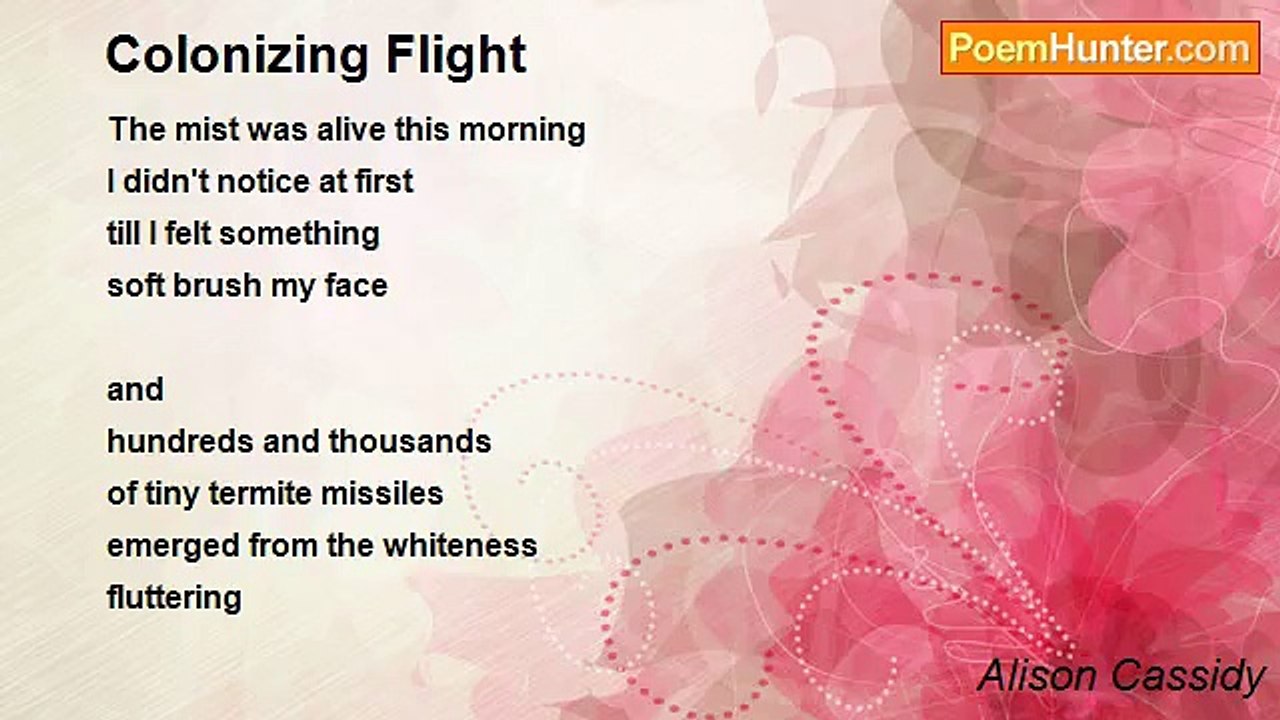 Alison Cassidy - Colonizing Flight