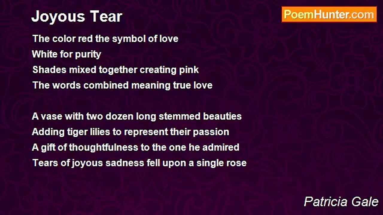 Patricia Gale - Joyous Tear