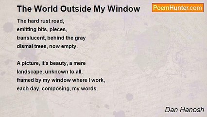 Dan Hanosh - The World Outside My Window