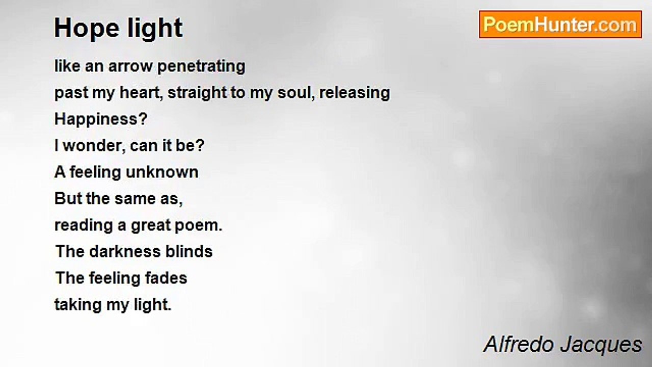 Alfredo Jacques - Hope light