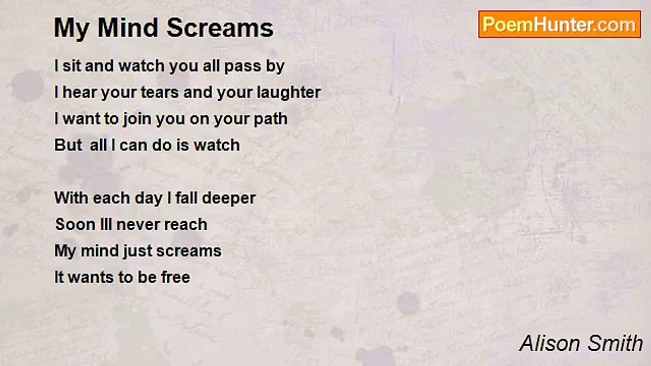 Alison Smith - My Mind Screams