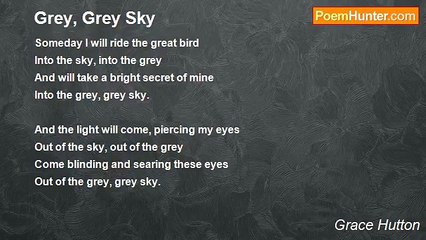 Grace Hutton - Grey, Grey Sky