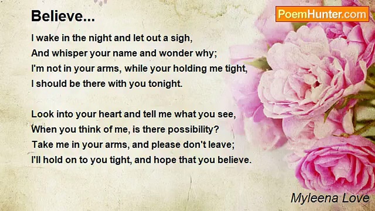 Myleena Love - Believe...