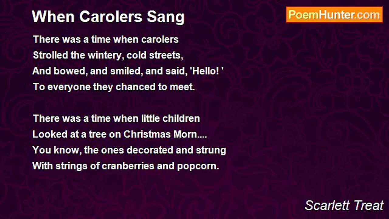 Scarlett Treat - When Carolers Sang