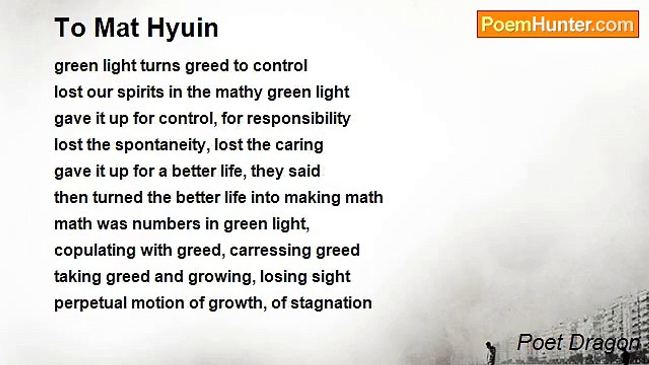 Poet Dragon - To Mat Hyuin