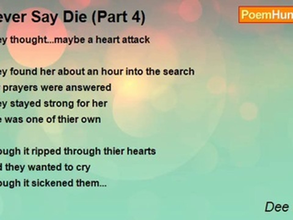 Dee Daffodil - Never Say Die (Part 4)