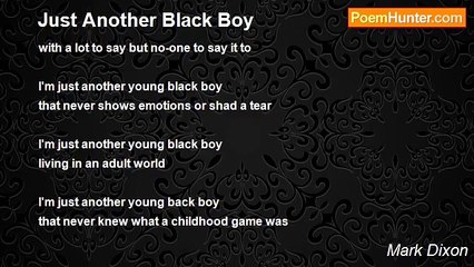 Mark Dixon - Just Another Black Boy