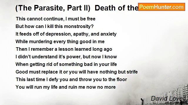 David Lovell - (The Parasite, Part II) Death of the Parasite