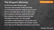 Glaedr the poet - The Dragon's Warning