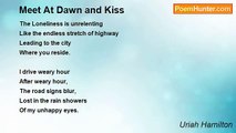Uriah Hamilton - Meet At Dawn and Kiss