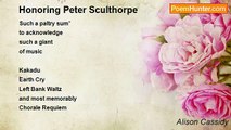 Alison Cassidy - Honoring Peter Sculthorpe