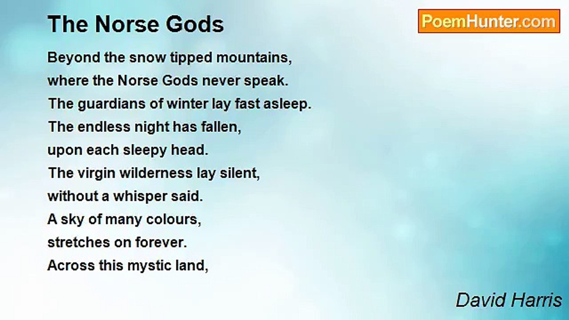 ⁣David Harris - The Norse Gods