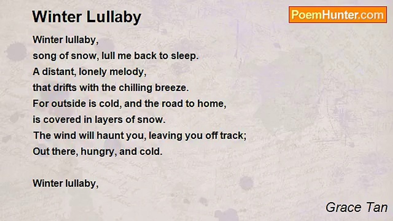 Grace Tan - Winter Lullaby