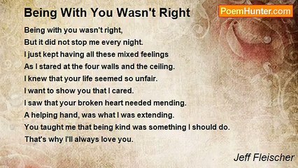 Jeff Fleischer - Being With You Wasn't Right