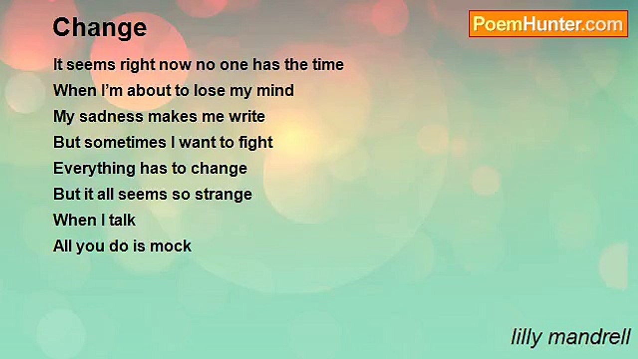 lilly mandrell - Change