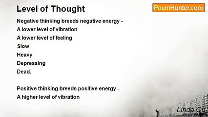 Linda Ori - Level of Thought