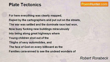 Robert Rorabeck - Plate Tectonics