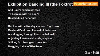 Gary Witt - Exhibition Dancing III (the Foxtrot)