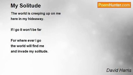 David Harris - My Solitude