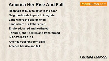 Mustafa Marconi - America Her Rise And Fall