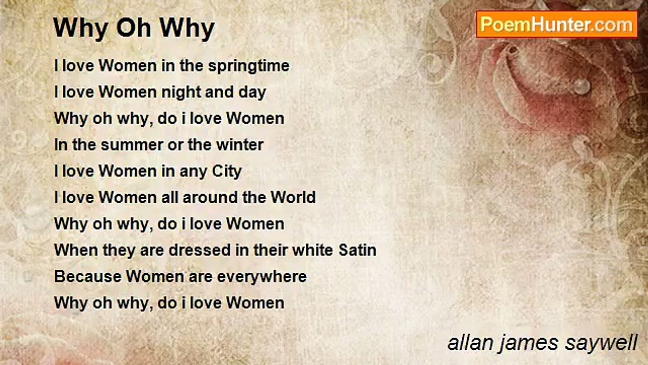 allan james saywell - Why Oh Why