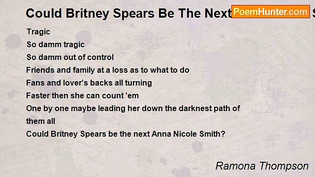 Ramona Thompson - Could Britney Spears Be The Next Anna Nicole Smith?