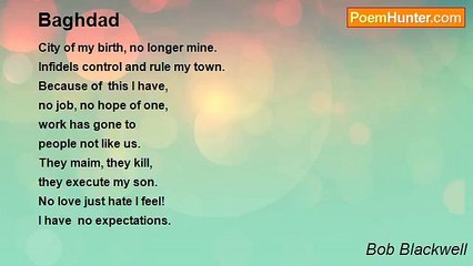Bob Blackwell - Baghdad