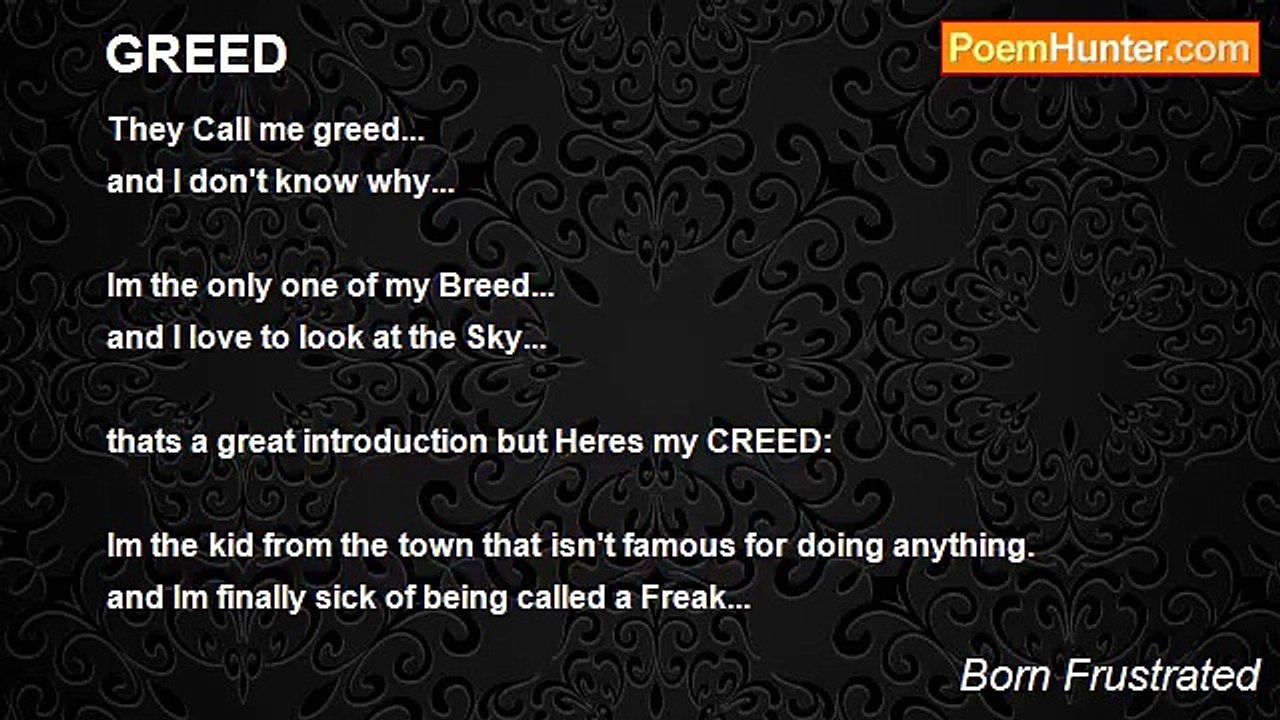 Born Frustrated - GREED
