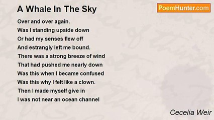 Cecelia Weir - A Whale In The Sky