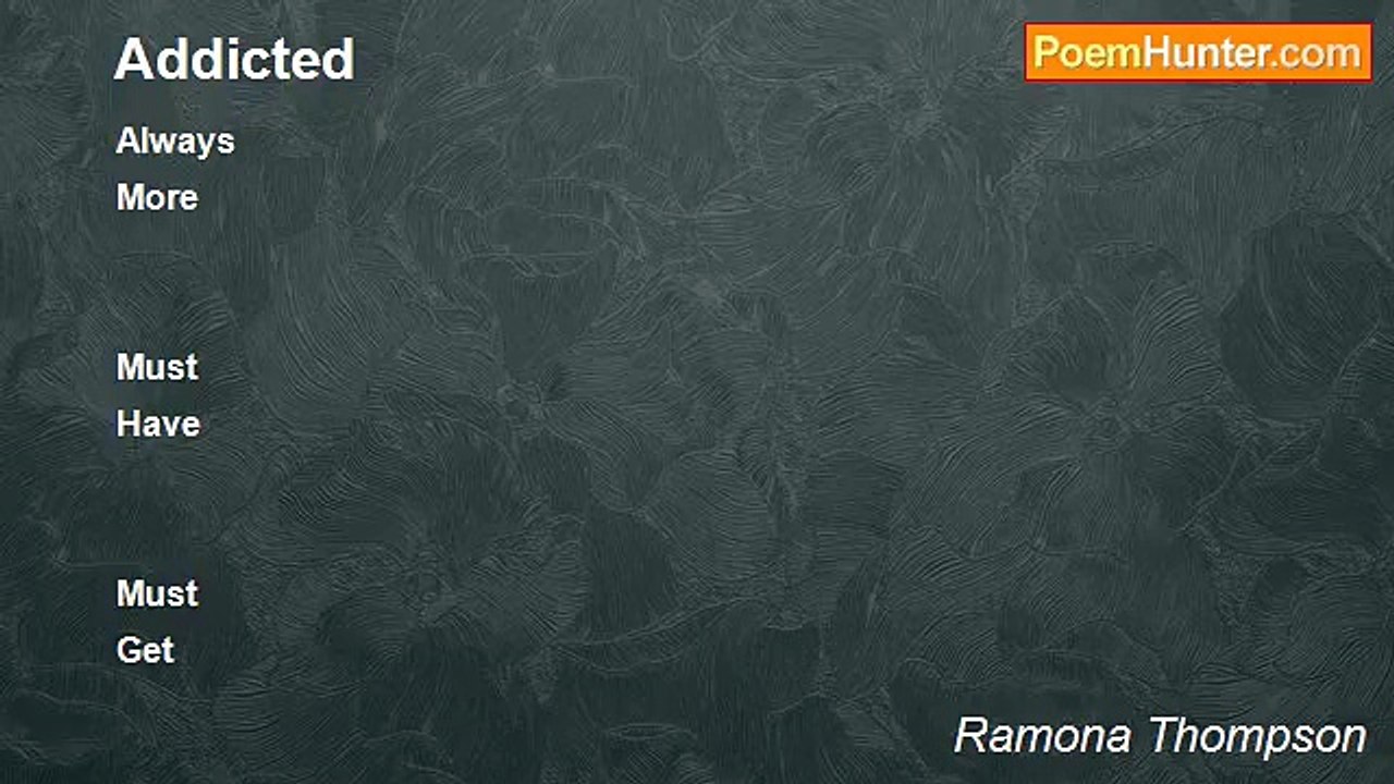 Ramona Thompson - Addicted