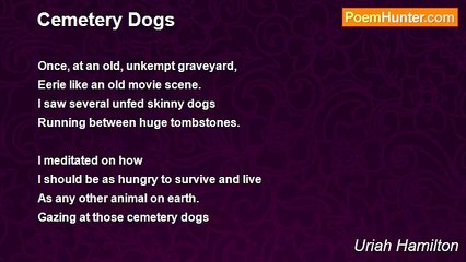 Uriah Hamilton - Cemetery Dogs