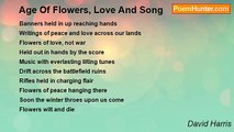 David Harris - Age Of Flowers, Love And Song