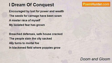 Doom and Gloom - I Dream Of Conquest