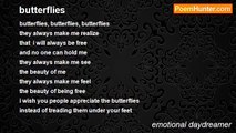 emotional daydreamer - butterflies
