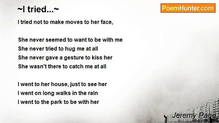 Jeremy Page - ~I tried...~