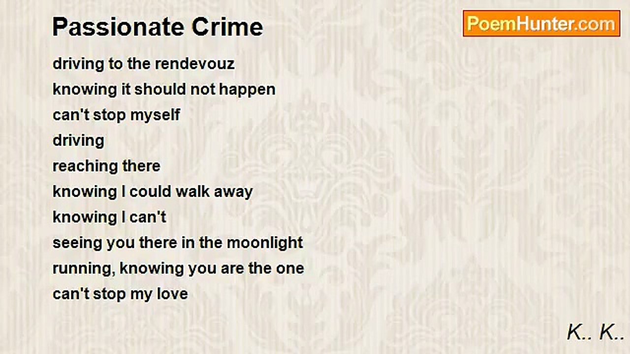 K.. K.. - Passionate Crime