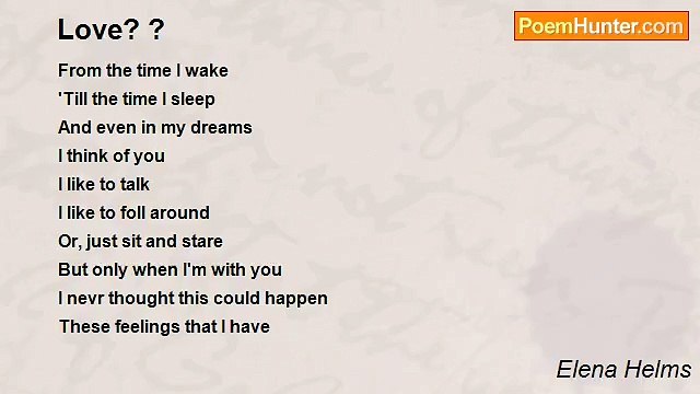 Elena Helms - Love? ?